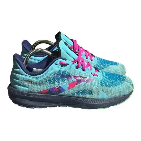 Brooks Levitate 4 Women's Size 8.5 Blue Teal Multicolor Running Shoes DNA AMP - Picture 1 of 8